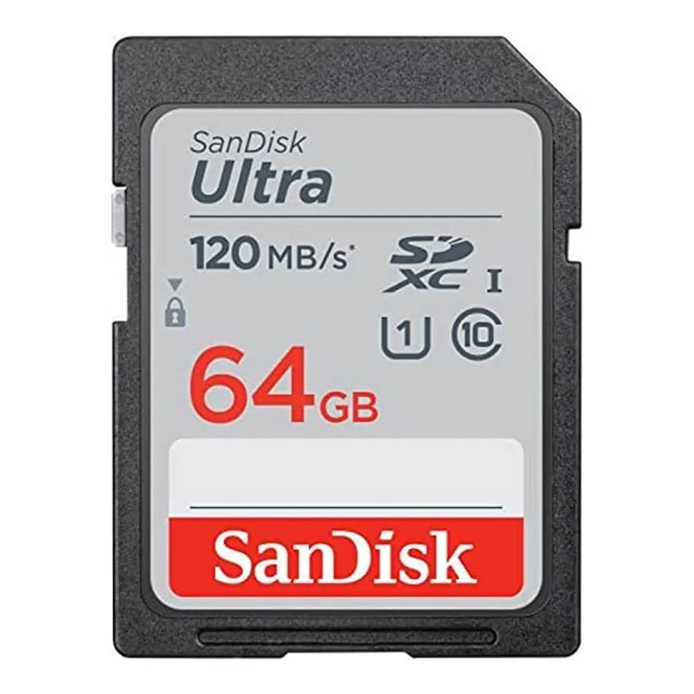 SanDisk Ultra SDHC UHS-I Memory Card - 64GB